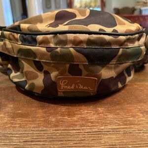 Vintage Fred Bear Camo 7 Pocket Fanny Pack Ammo Pouch Hunting Bag